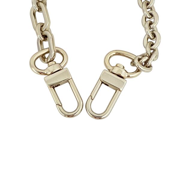 MAJE Detachable Chain Shoulder Strap in Pale Gold - Picture 8 of 8